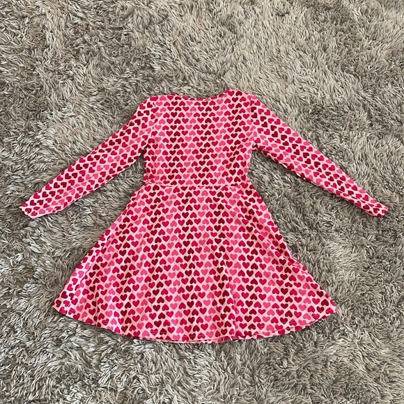 The Children’s Place Heart Everyday Long Sleeve Dress - Picture 6 of 7